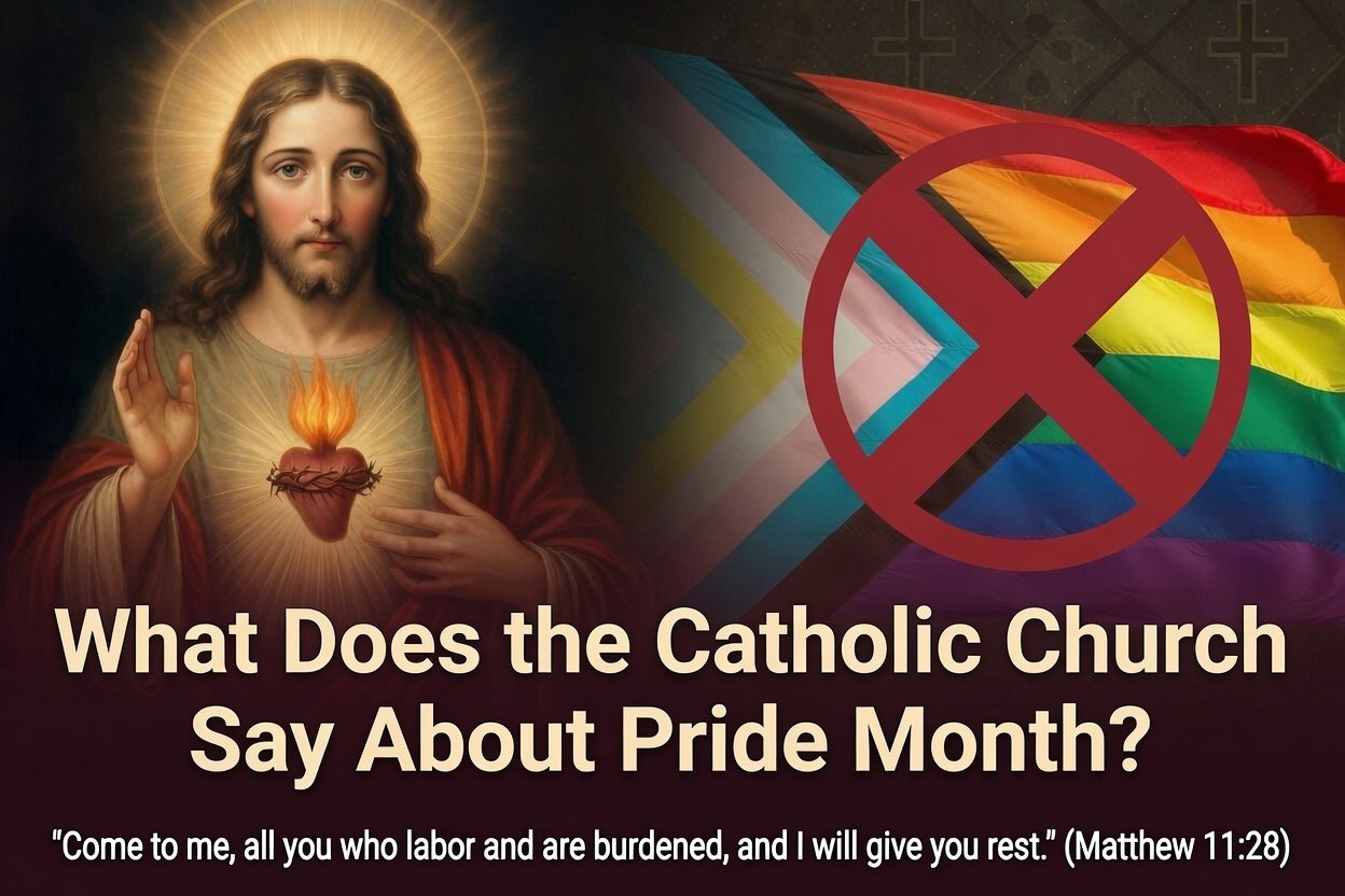 What does the Catholic Church think about Pride Month in June?