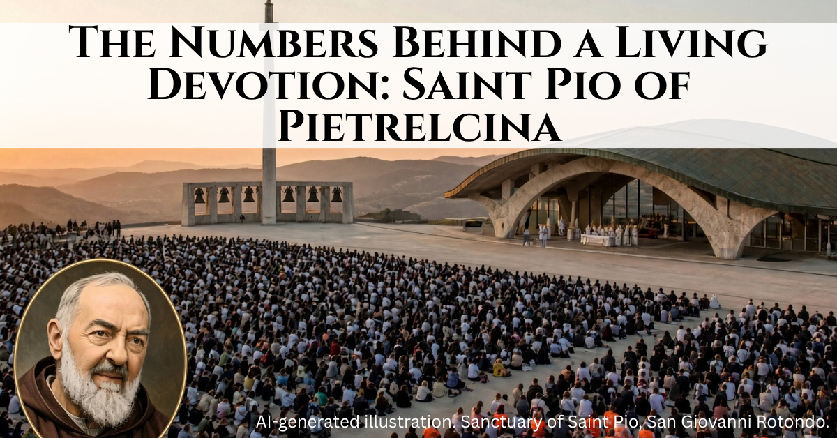 The Numbers Behind a Living Devotion: Saint Pio of Pietrelcina on His Feast Day