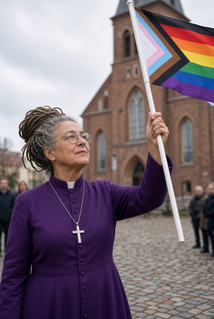 AI-generated generic illustration, not a photograph of Bishop Gylver


